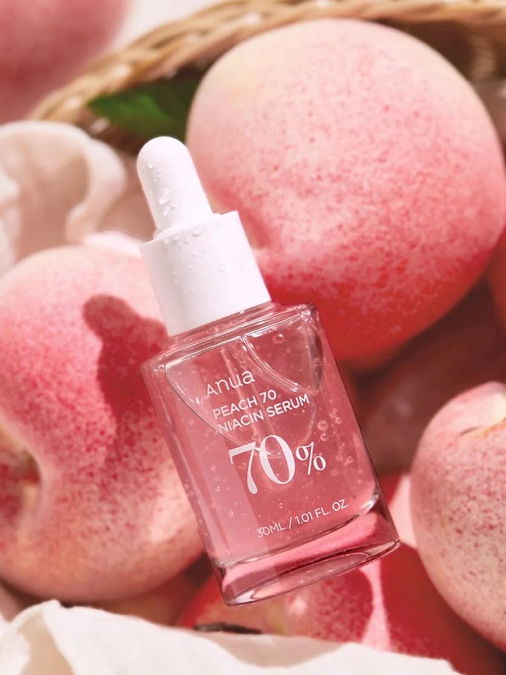 Anua Peach 70 Niacin Serum 70% new, 30ml in a box